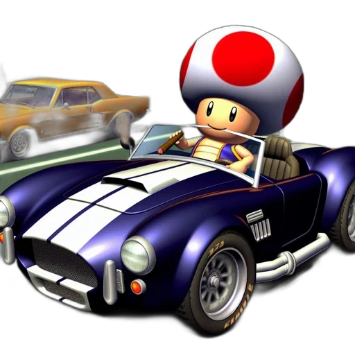 car, 3d render, concept art, pixel art transparent PNG cut-out