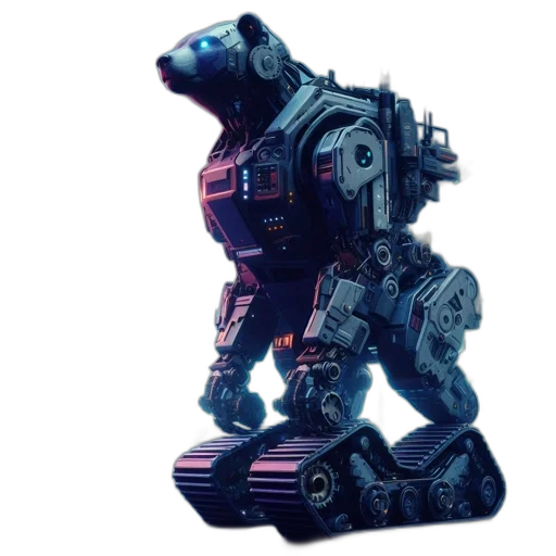 robot, creature, animal, weapon transparent PNG cut-out