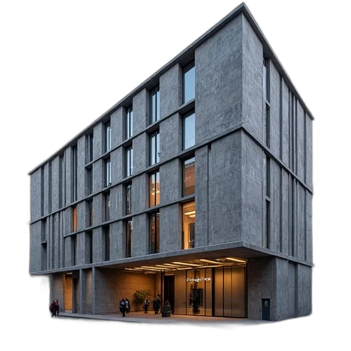 building, 3d render, photorealistic, concept art transparent PNG cut-out
