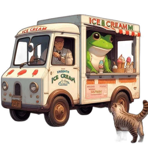 car, food, animal, dragon transparent PNG cut-out