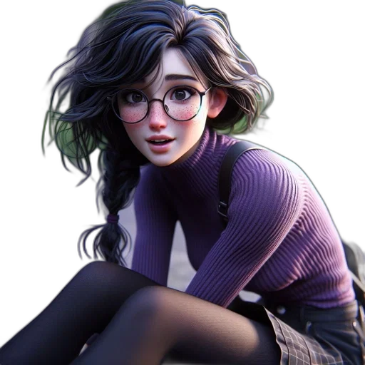 face, jacket, dress, concept art transparent PNG cut-out