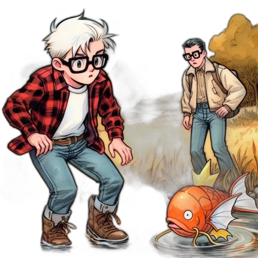 concept art, comic book art, cartoon, fantasy art transparent PNG cut-out