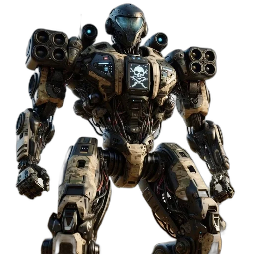 robot, weapon, animal, creature transparent PNG cut-out