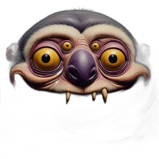 creature, face, mask, animal transparent PNG cut-out