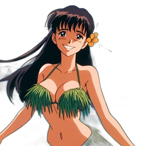 anime, concept art, cartoon, vaporwave transparent PNG cut-out