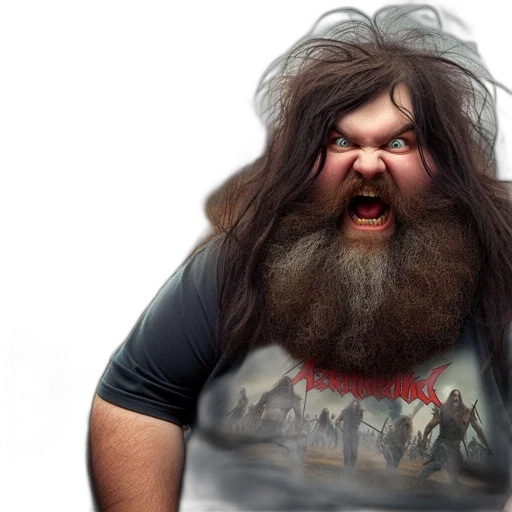 hair, creature, concept art, photorealistic transparent PNG cut-out