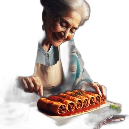 food, staff, face, dress transparent PNG cut-out