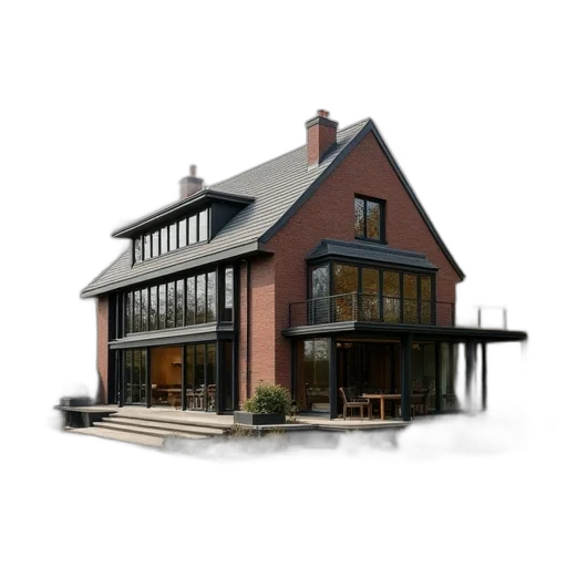 building, 3d render, photorealistic, concept art transparent PNG cut-out