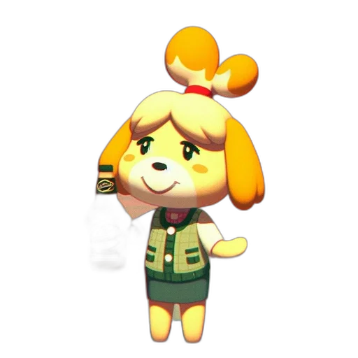 staff, animal, dress, hat transparent PNG cut-out