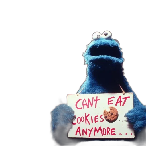 food, large, blue, cookie transparent PNG cut-out