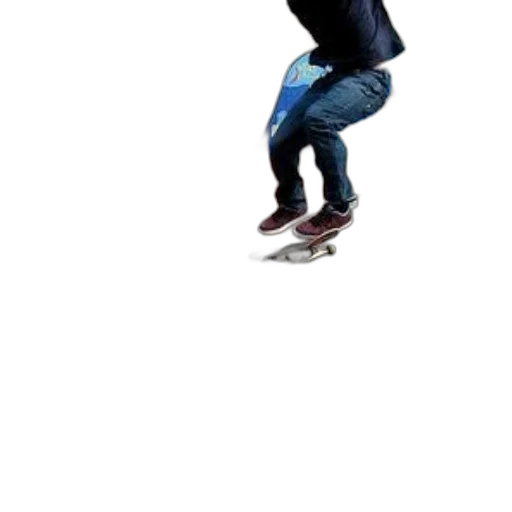 jacket, shoes, staff, creature transparent PNG cut-out