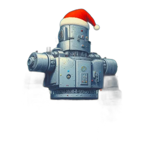 robot, weapon, concept art, 3d render transparent PNG cut-out