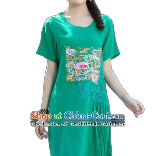 dress, green, image, shows transparent PNG cut-out