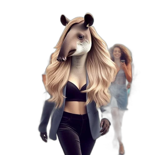 animal, creature, mask, dress transparent PNG cut-out