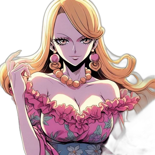 dress, jewelry, crown, comic book art transparent PNG cut-out