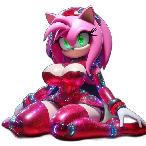robot, dress, concept art, 3d render transparent PNG cut-out