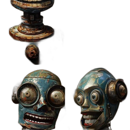 robot, mask, staff, face transparent PNG cut-out
