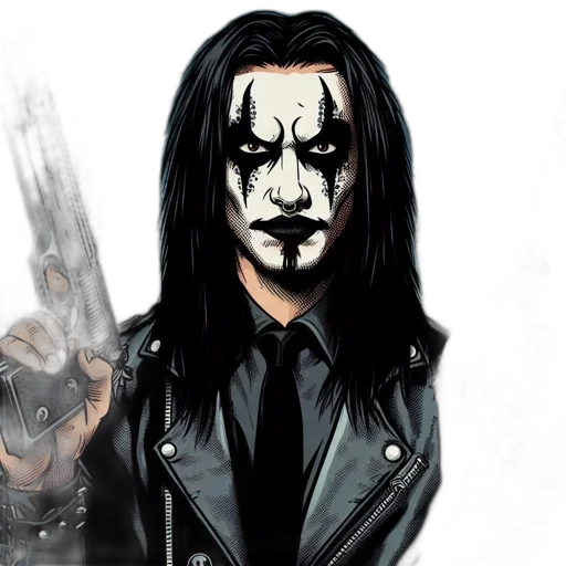 mask, comic book art, cartoon, concept art transparent PNG cut-out