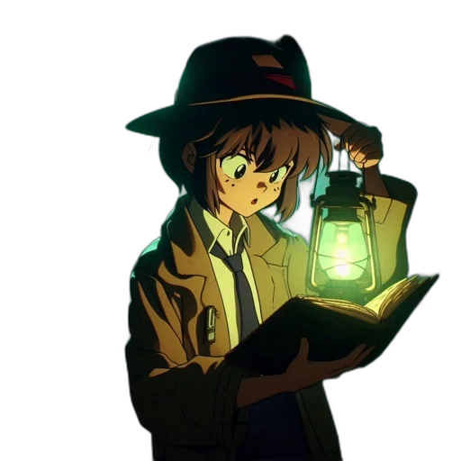 hat, jacket, bottle, staff transparent PNG cut-out