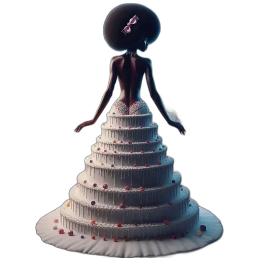 dress, hat, crown, robot transparent PNG cut-out