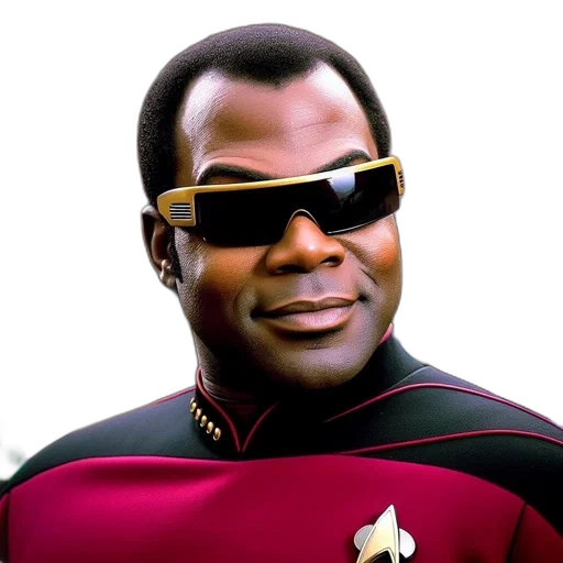 staff, 3d render, outer space, individual transparent PNG cut-out