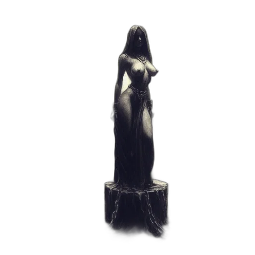 dress, staff, crown, sword transparent PNG cut-out