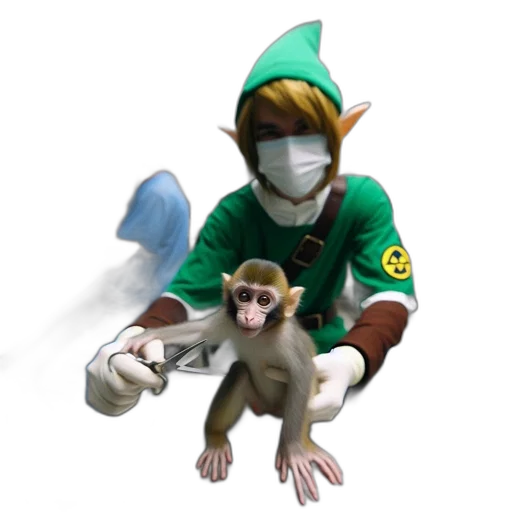 animal, mask, staff, creature transparent PNG cut-out