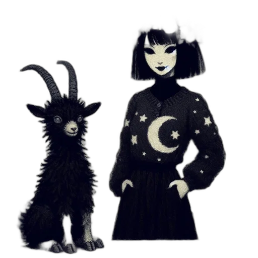 creature, animal, dress, mask transparent PNG cut-out