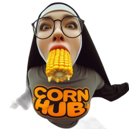 food, person, nun, habit transparent PNG cut-out