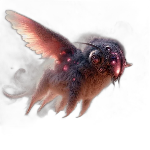creature, dragon, animal, staff transparent PNG cut-out