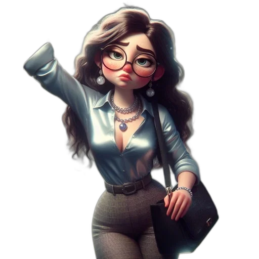 jacket, staff, dress, fantasy art transparent PNG cut-out
