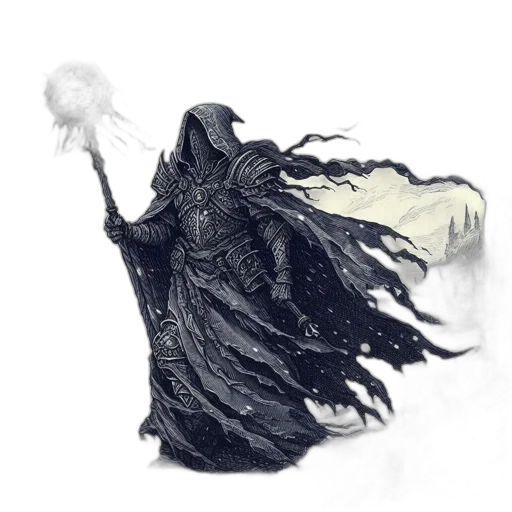 staff, mask, creature, dragon transparent PNG cut-out