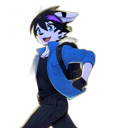 jacket, staff, cartoon, anime transparent PNG cut-out