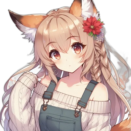 staff, animal, dragon, flower transparent PNG cut-out