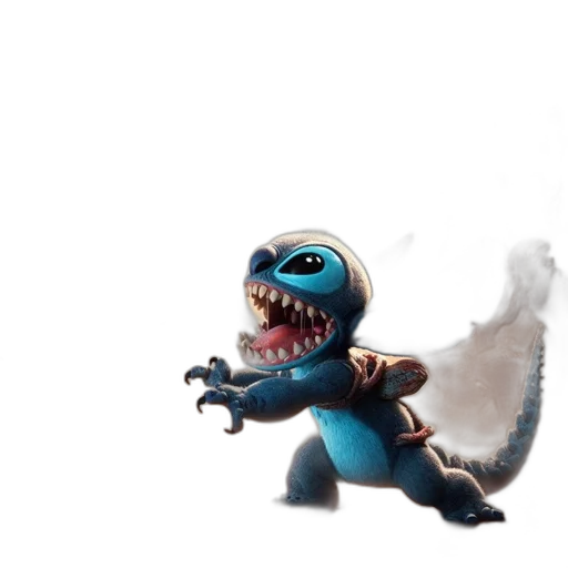 dragon, creature, staff, weapon transparent PNG cut-out