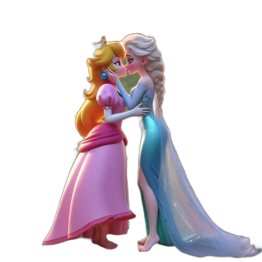 crown, dress, concept art, 3d render transparent PNG cut-out