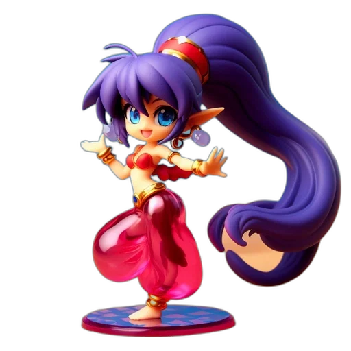 3d render, concept art, anime, animated transparent PNG cut-out