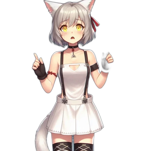 staff, dress, animal, weapon transparent PNG cut-out
