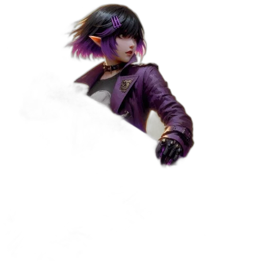 weapon, jacket, dragon, staff transparent PNG cut-out