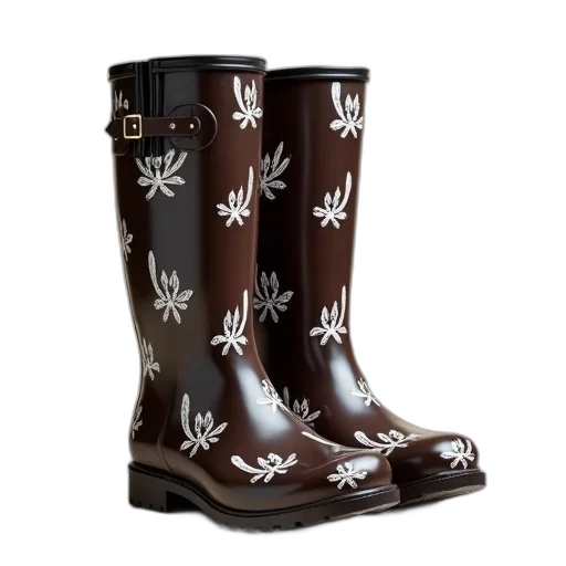shoes, ladies, rain, boots transparent PNG cut-out
