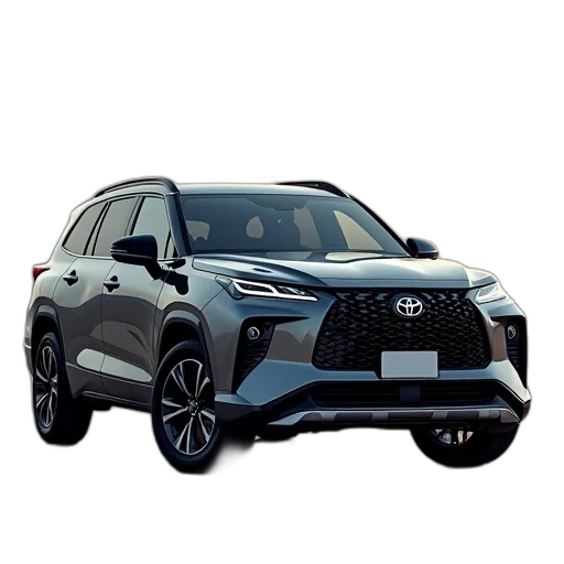 car, toyota, highland, hybrid transparent PNG cut-out