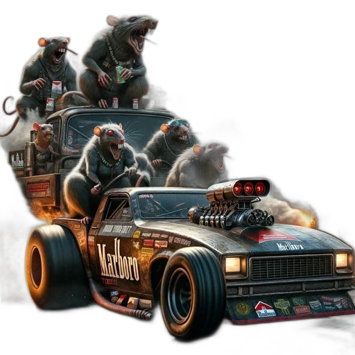 car, animal, concept art, fantasy art transparent PNG cut-out