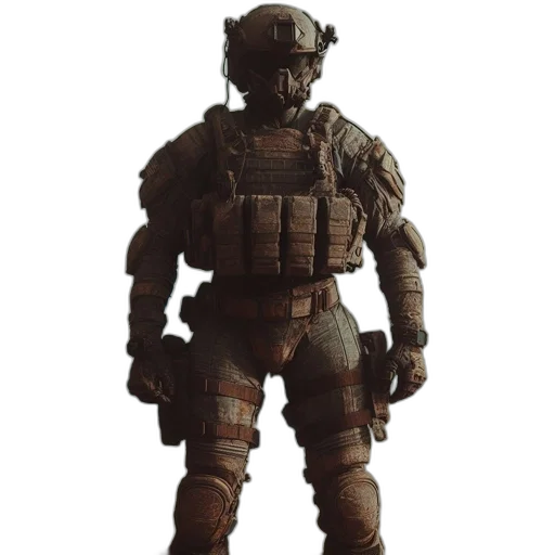weapon, robot, staff, creature transparent PNG cut-out