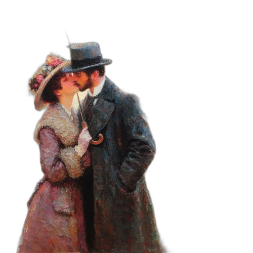 hat, oil painting, photorealistic, watercolor transparent PNG cut-out
