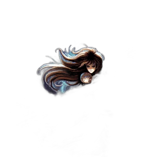 hair, jewelry, staff, crown transparent PNG cut-out