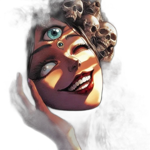 mask, face, jewelry, hat transparent PNG cut-out