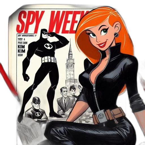 comic book art, concept art, cartoon, hand-drawn transparent PNG cut-out