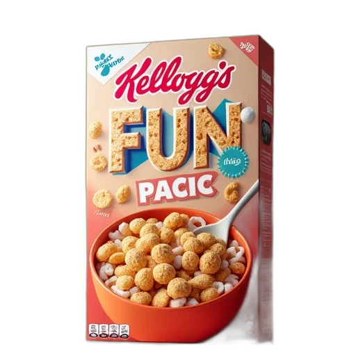 food, kellogg, cereal, fun transparent PNG cut-out