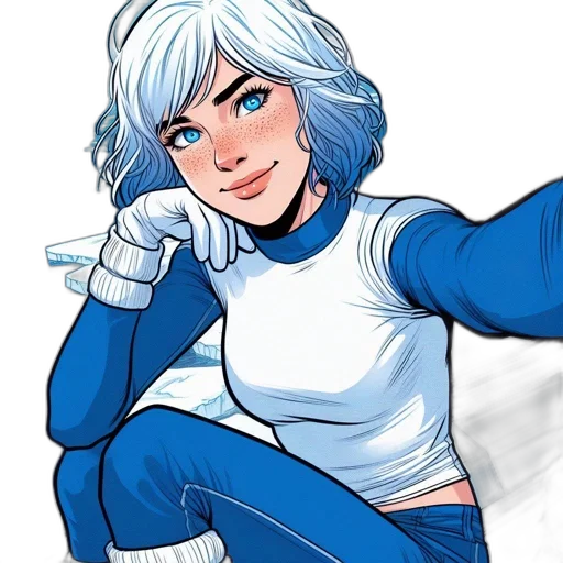 jacket, comic book art, concept art, cartoon transparent PNG cut-out