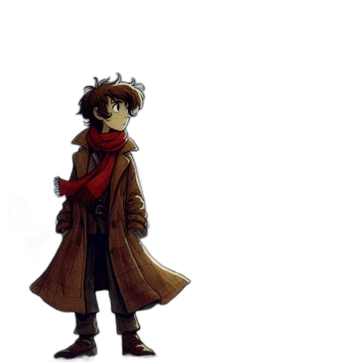 staff, jacket, mask, weapon transparent PNG cut-out